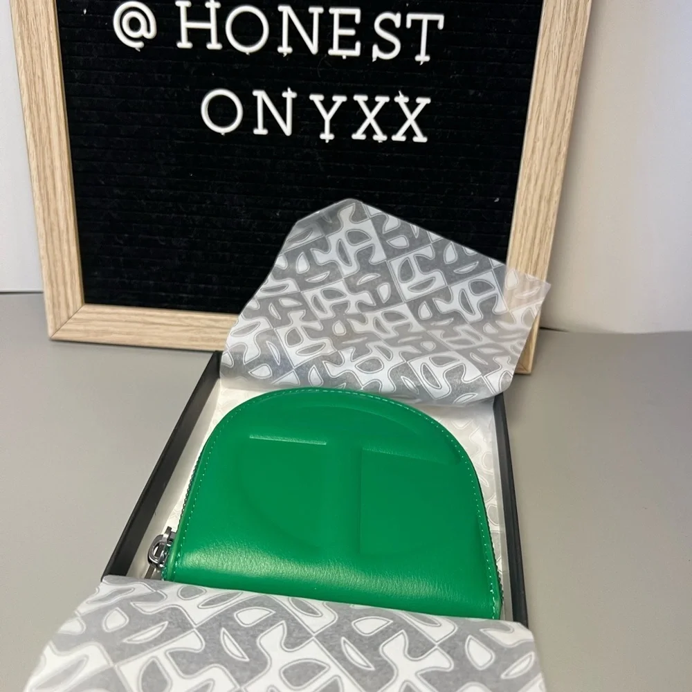 Telfar greenscreen wallet